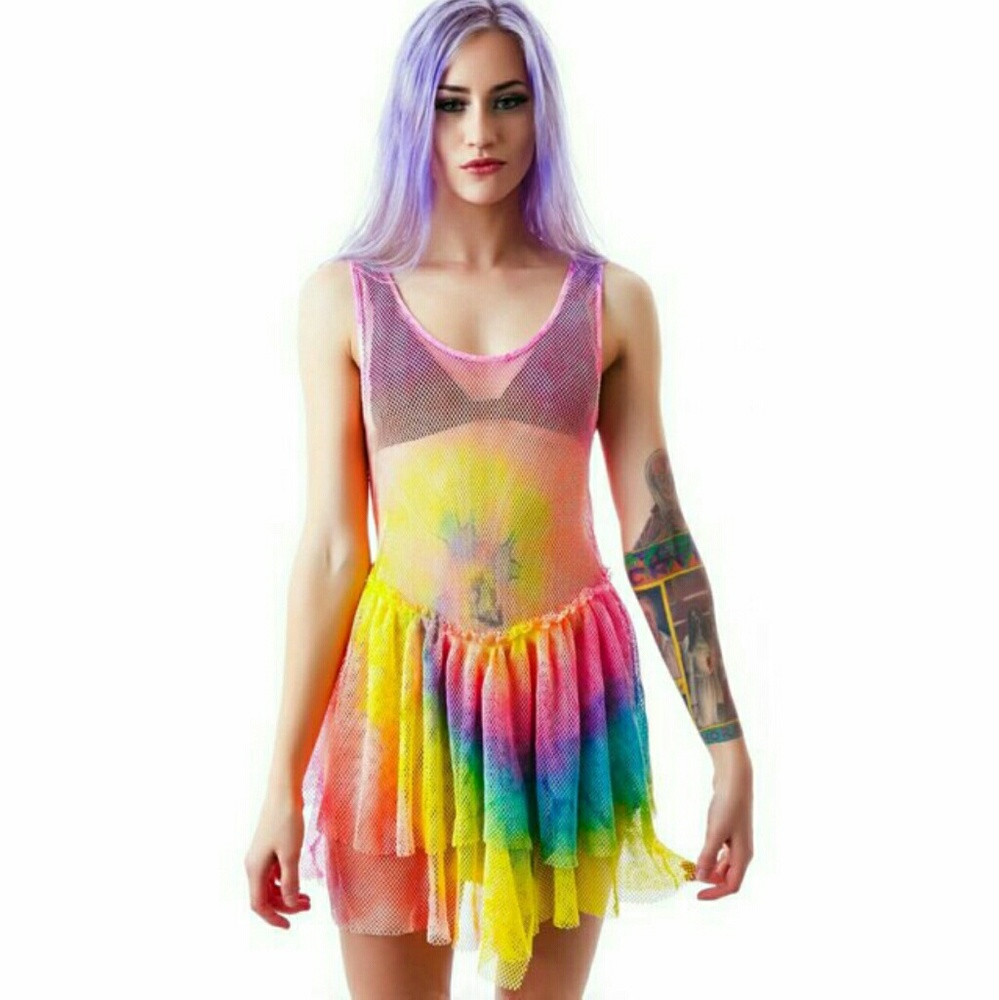 UNIF tye dye bait dress
