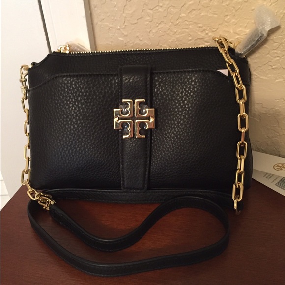 Tory Burch Handbags - 🆕Tory Burch "Meyer" Chain Crossbody black Leather