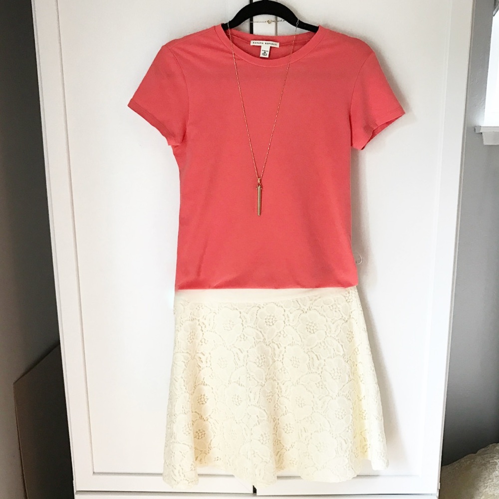 Coral Banana Republic T-Shirt - Great Condition!