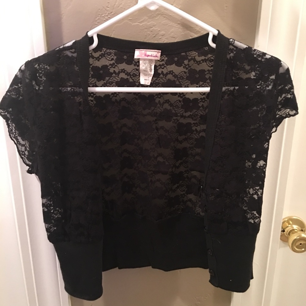Lipstick cardigan. Size medium.