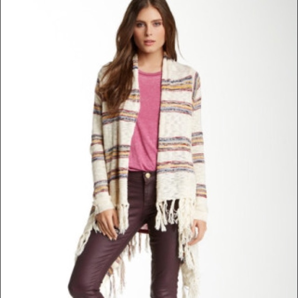 NORDSTROM Fringe cardigan