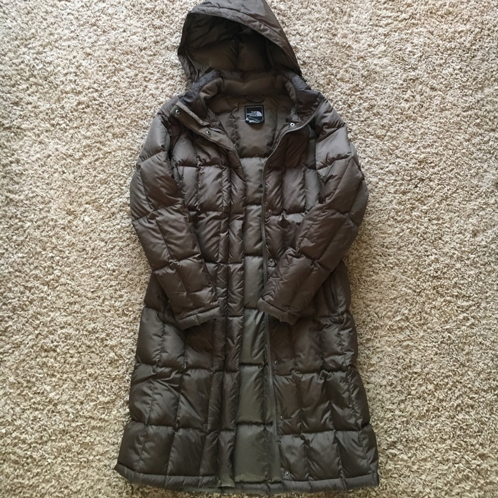 Woman's long north face jacket