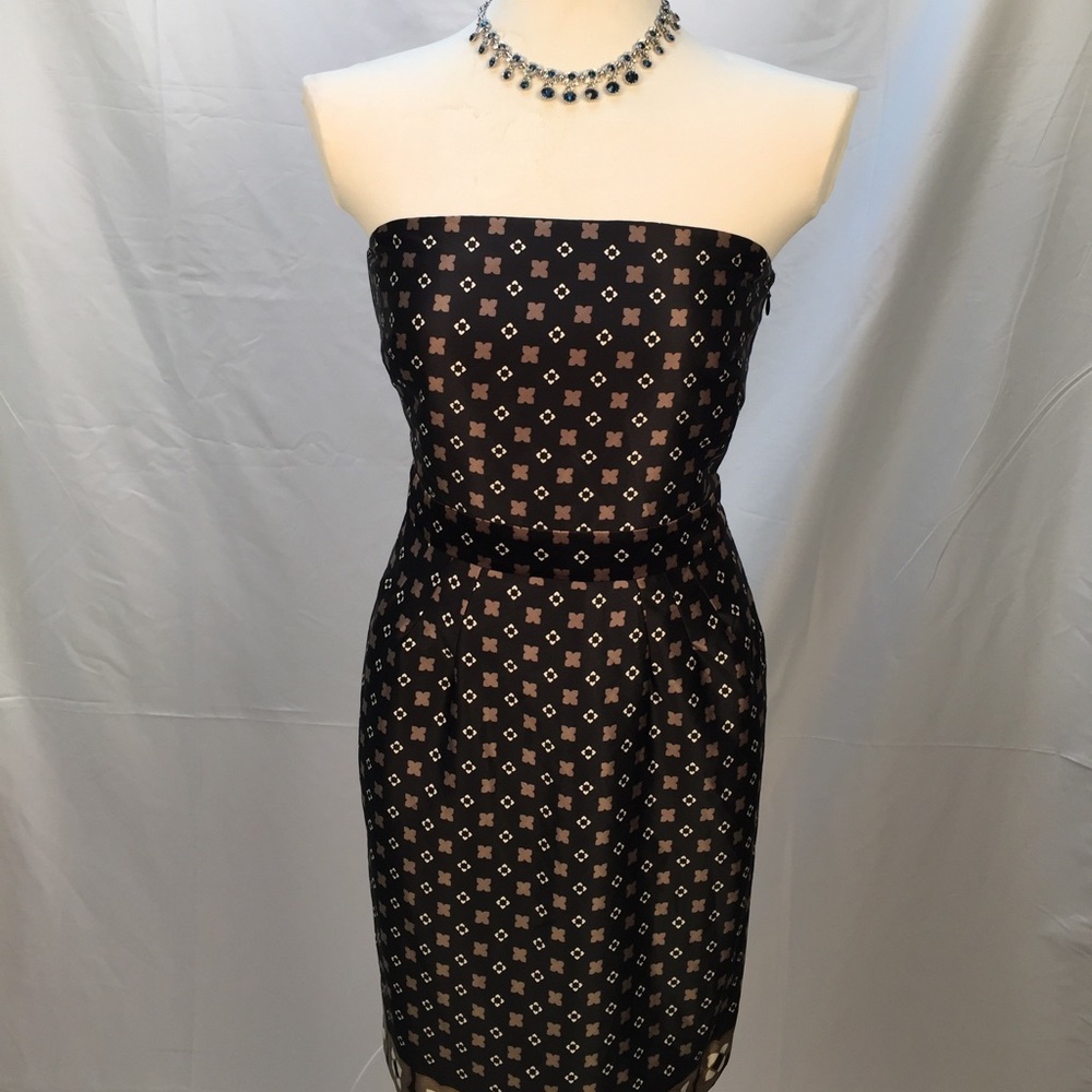 Banana Republic Strapless Black Dress