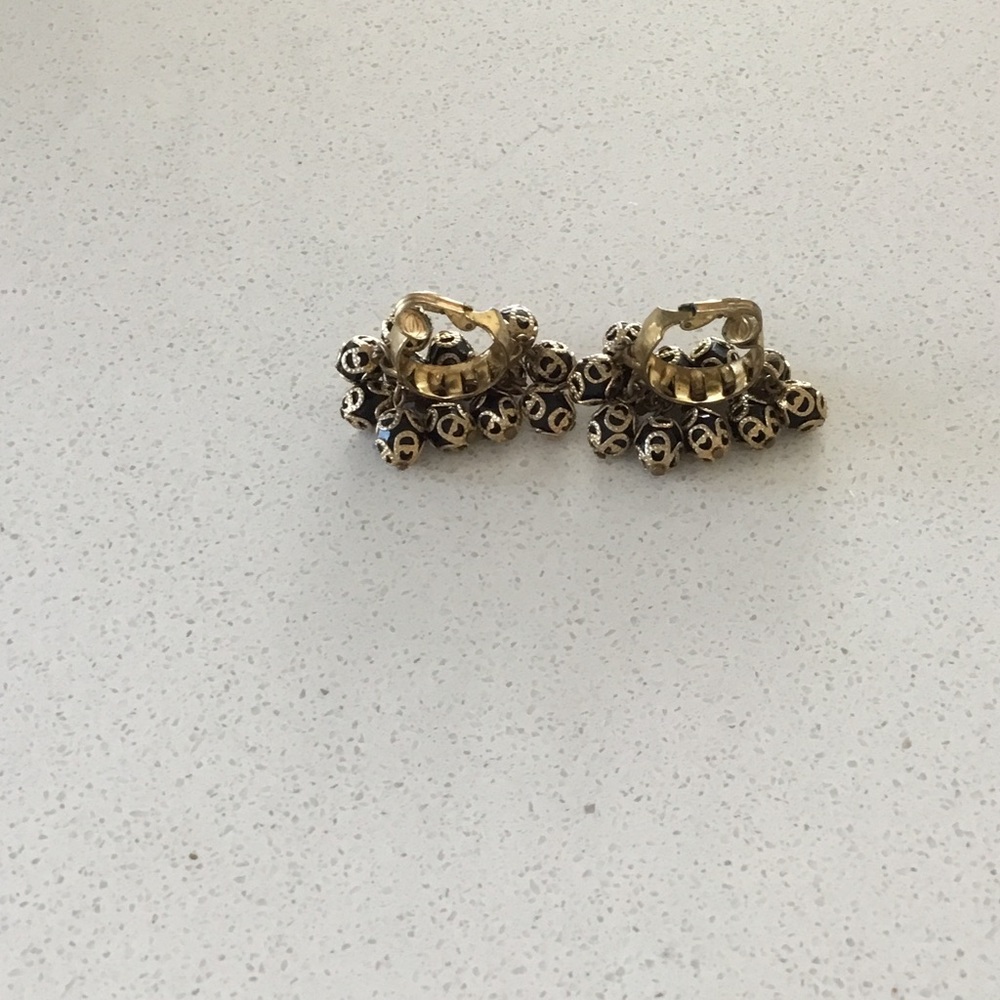 Vintage clip on earrings