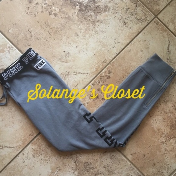 VS PINK ZIPPER GYM PANT - Picture 4 of 4