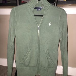 Green Ralph Lauren Sweater! (100% Cotton)
