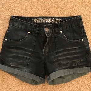 Express jean shorts
