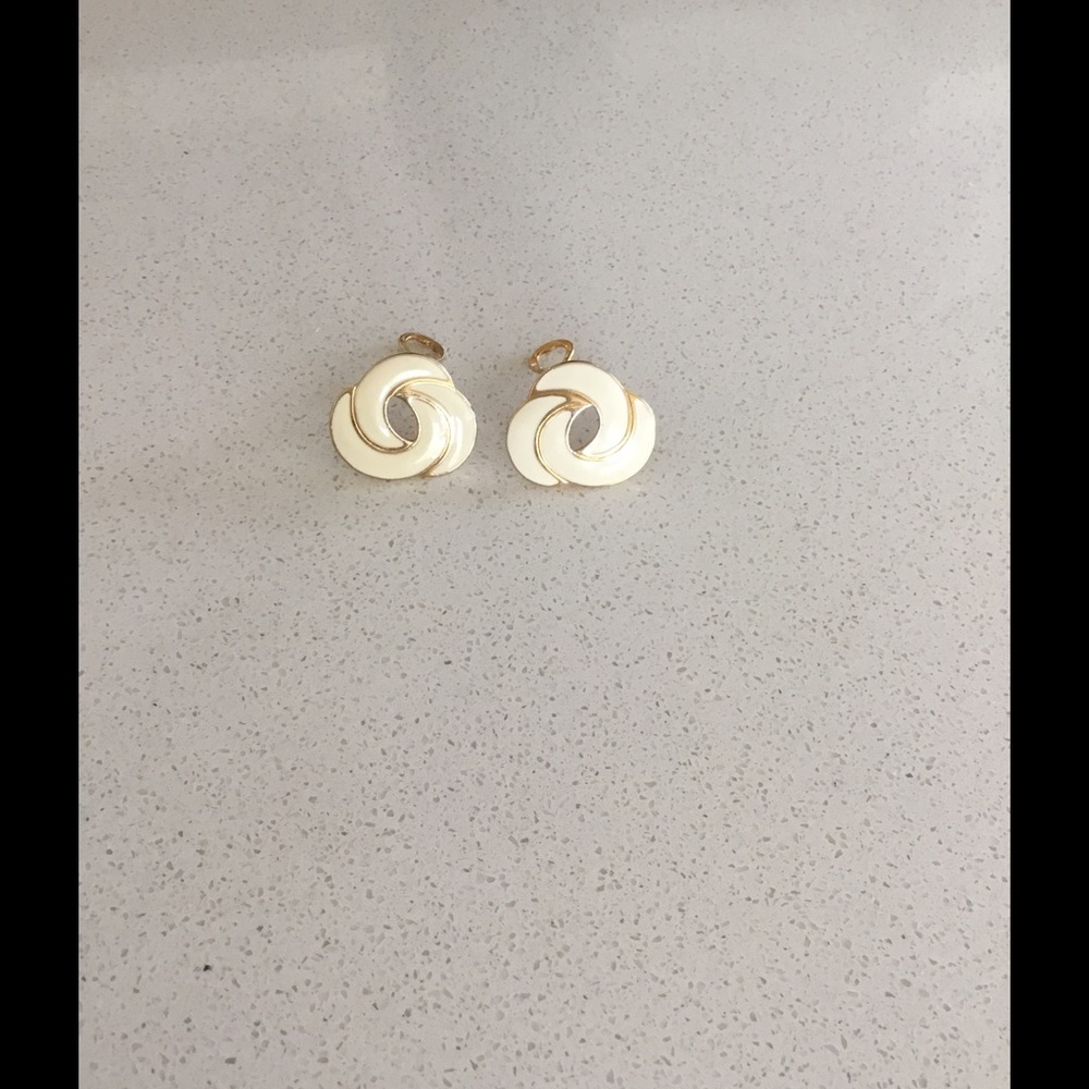 Vintage clip on earrings