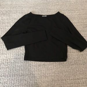 H&M long sleeve crop top