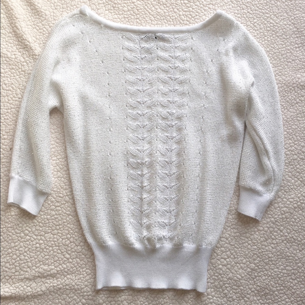 White House Black Market Sequined Sweater.