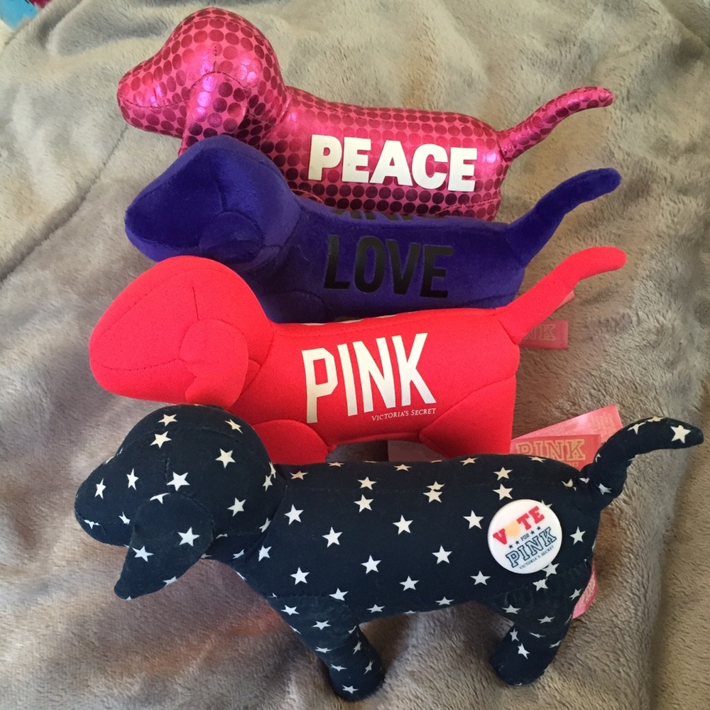 Victoria's Secret pink dogs