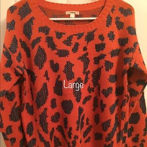 Cheetah Print Sweater