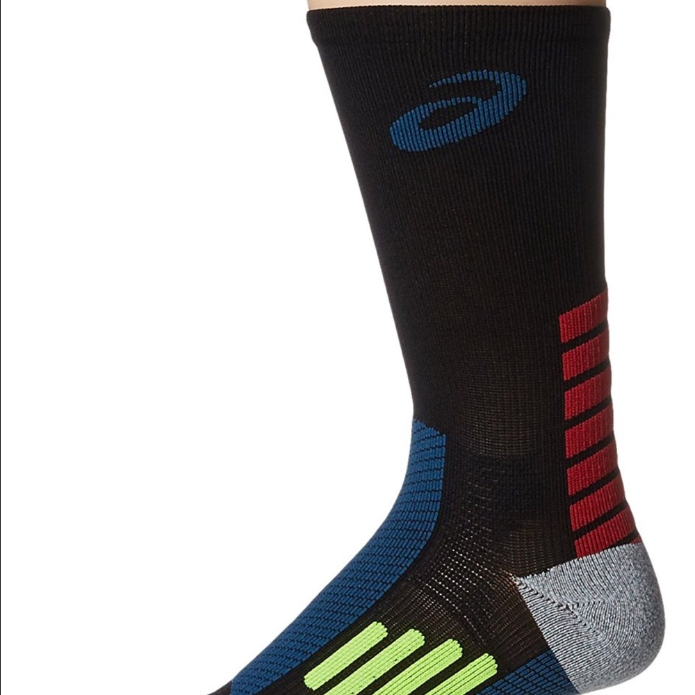 ASICS Rally Crew Running Socks XL - Picture 2 of 4