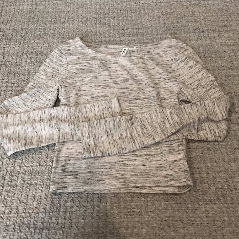 Long sleeved crop top