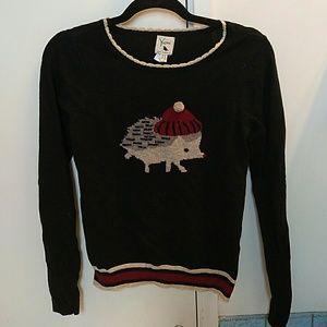 Modcloth Yumi Hedgehog Sweater 2/4 Small