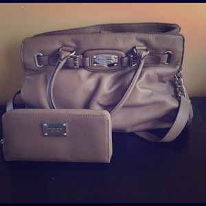 Michael Kors bag and matching wallet