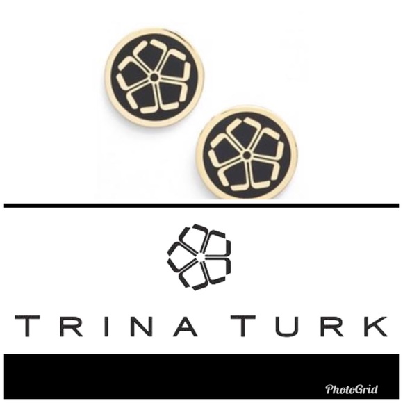 Trina Turk Jewelry - Stocking stuffers Trina Turk logo floral earrings