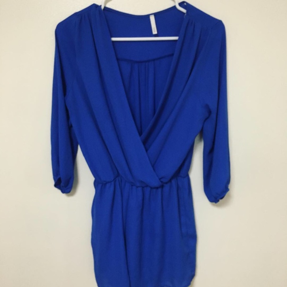 Royal Blue Romper