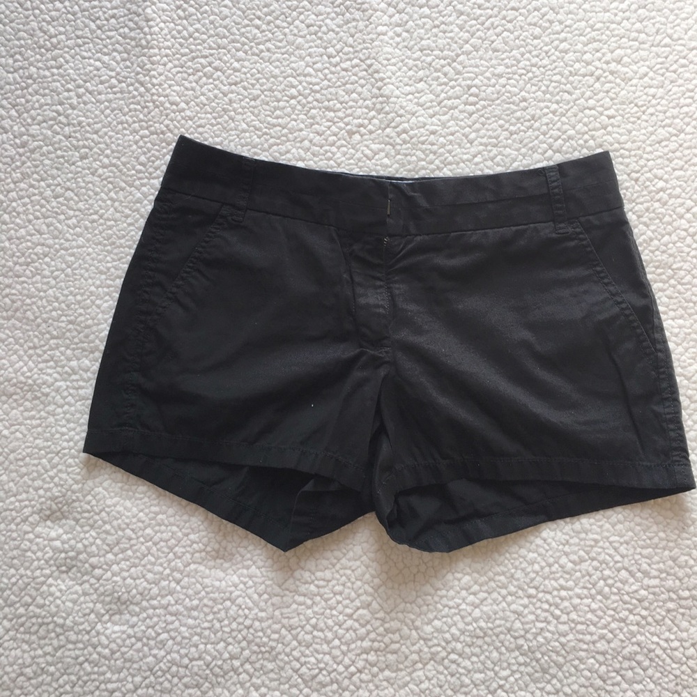 J. Crew black chino shorts