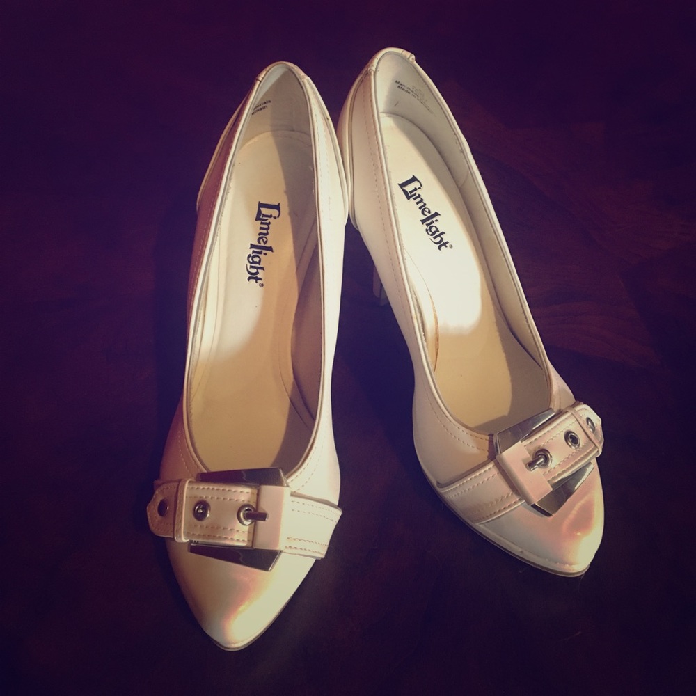 White Limelight "Carey" heels!