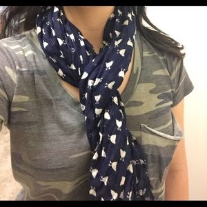J.crew hen print scarf