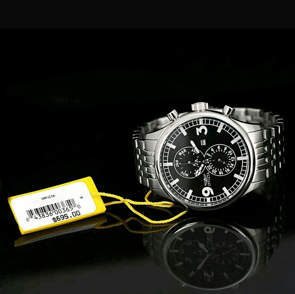 NWT $700 Invicta Men's Stainless Steel watch