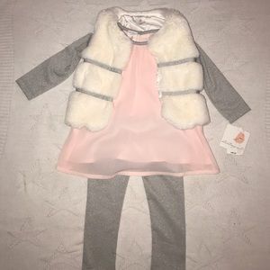 🎉BRAND NEW🎉 Matching Set w/ Fur Vest