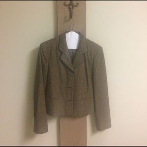 Brown tweed blazer