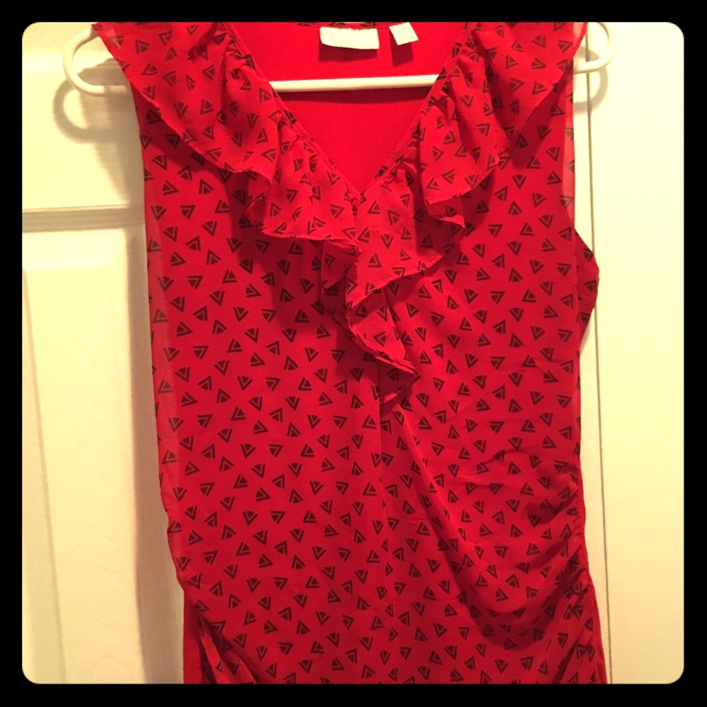 Cute red blouse