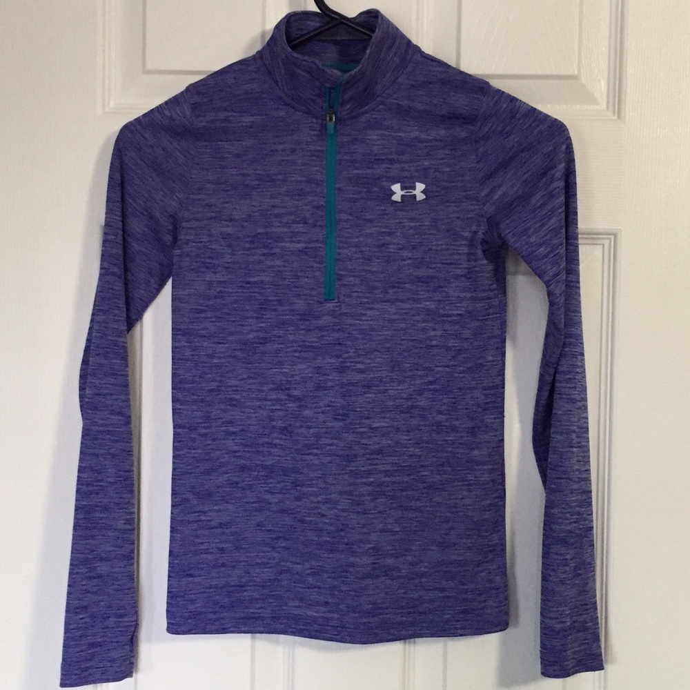 Under Armour Heatgear 1/4 Zip Shirt Sz Small
