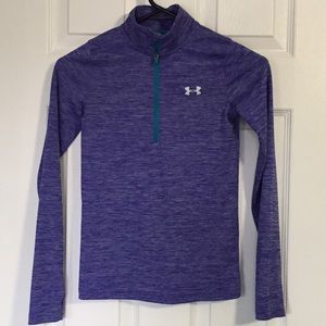 Under Armour Heatgear 1/4 Zip Shirt Sz Small