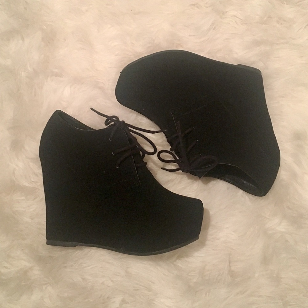 Wedged Booties.