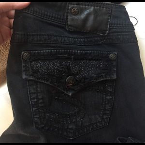 Silver jeans (black)