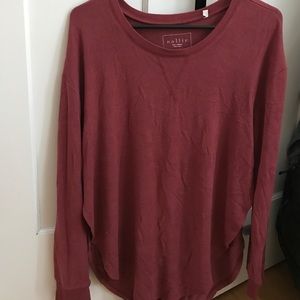 PACSUN Maroon long sleeve shirt
