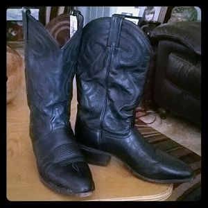 Tony Lama Black Cowboy Boots