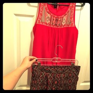 Tank top and shorts outfit