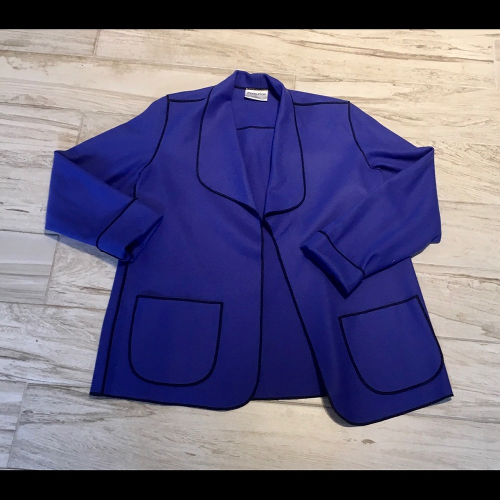 Fabulous Wool Jacket in Vibrant Purple, Pendleton! - Picture 1 of 3