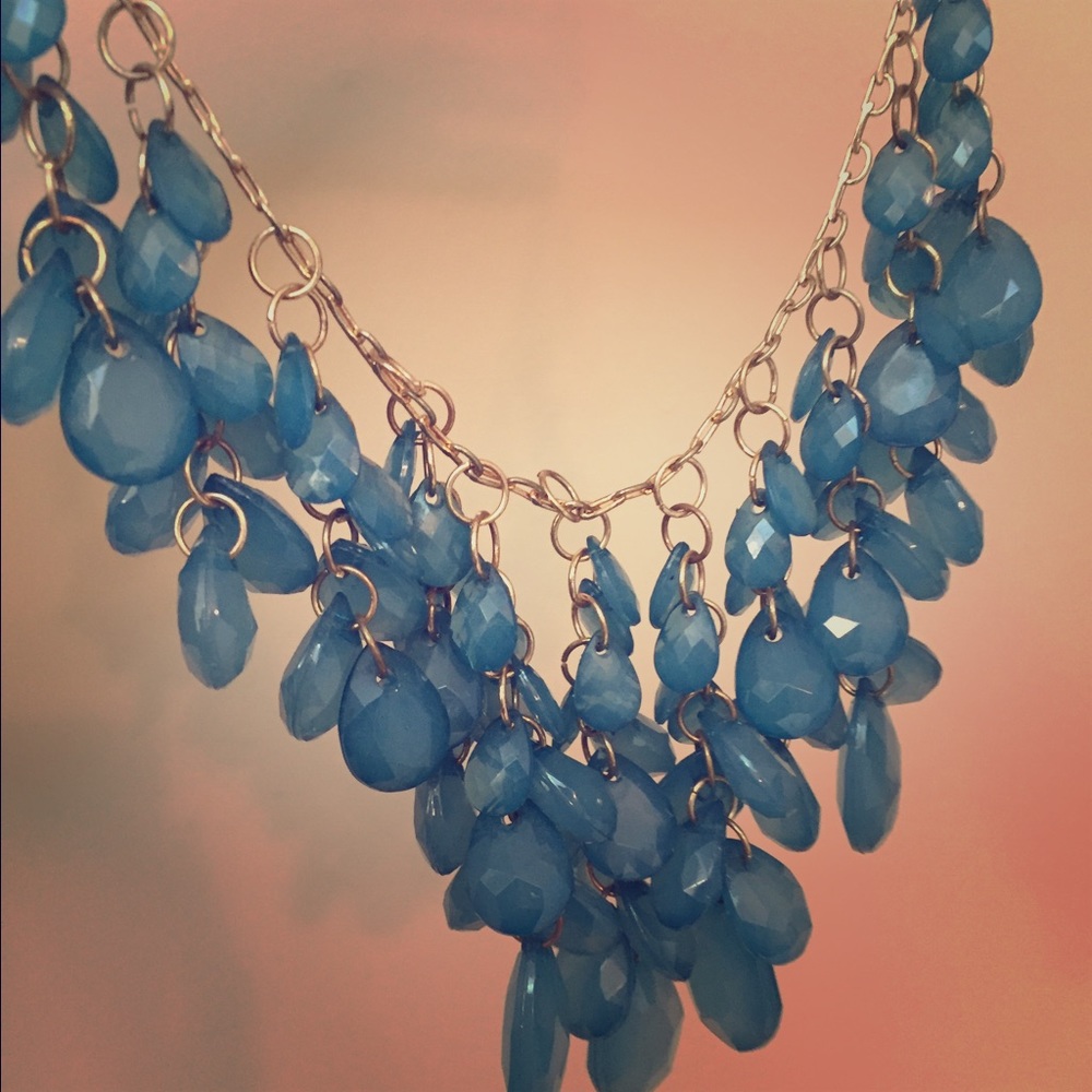 Turquoise and gold necklace