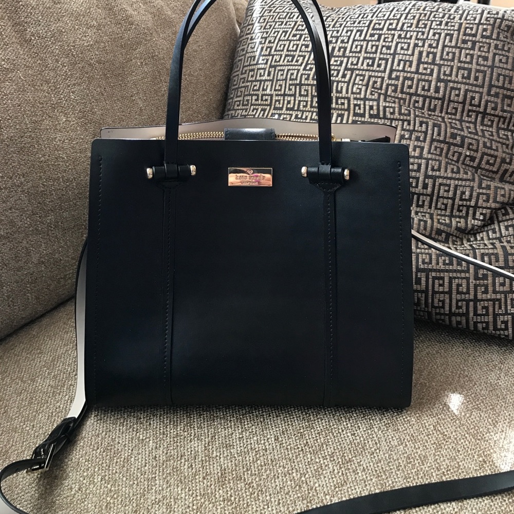 Kate Spade Black Leather Tote