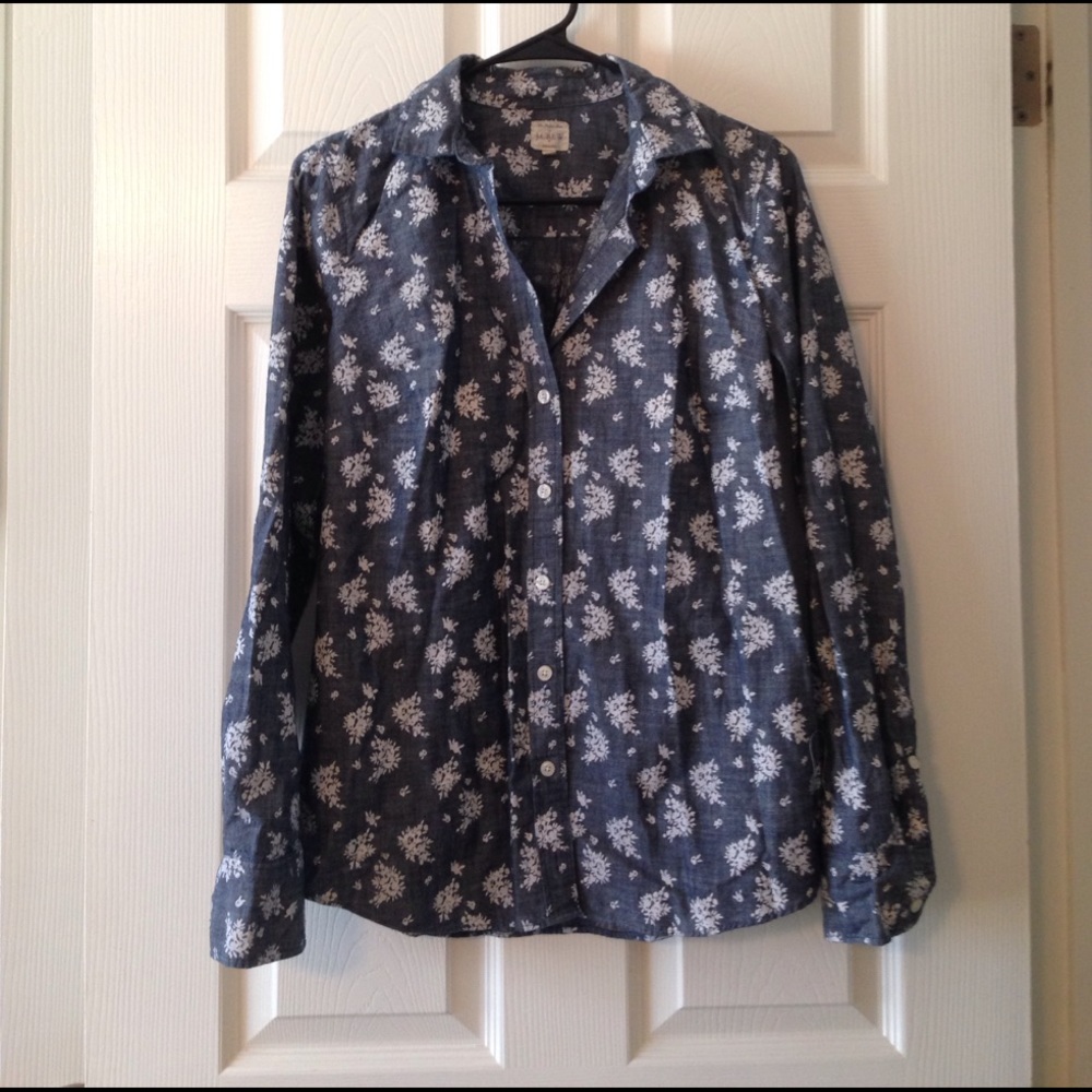 J Crew Long sleeve button up