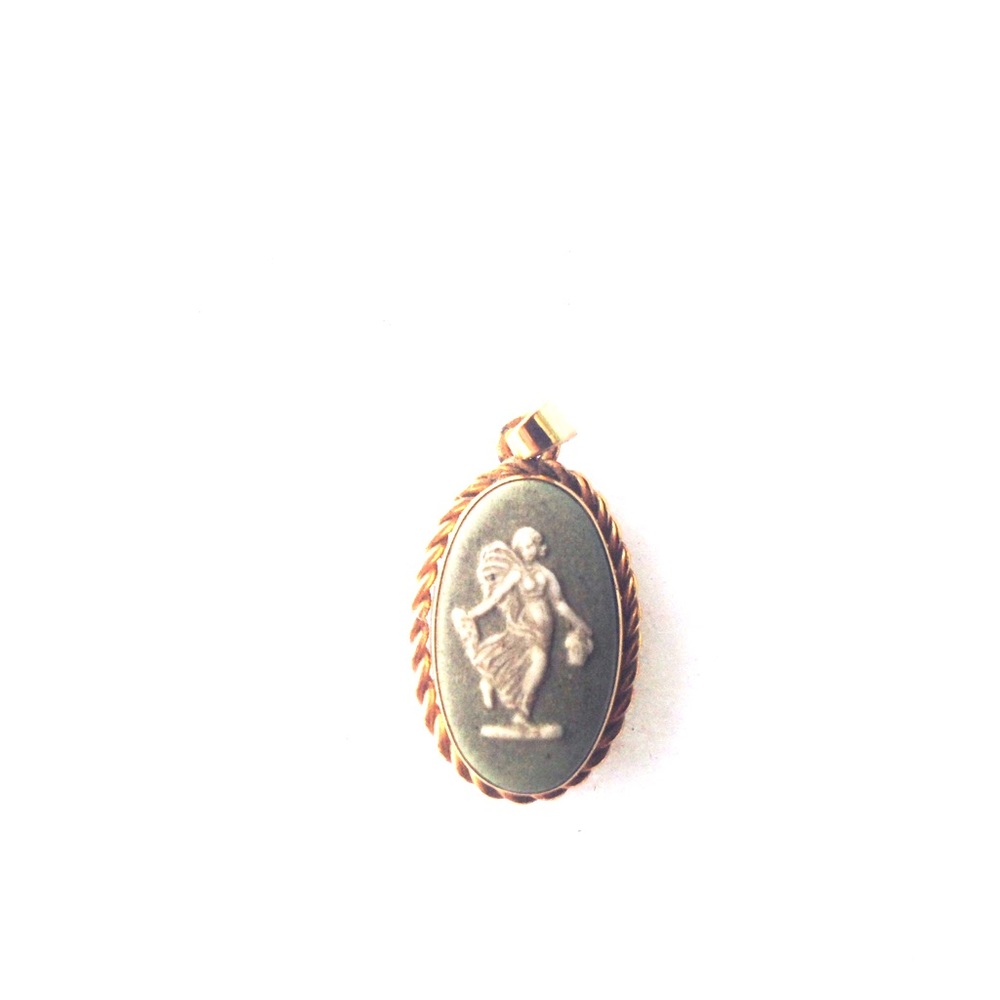 💠VANDELL 12K GF Hand Craft.Cameo Edgewood GENUINE