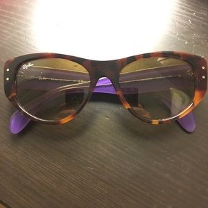 Ray-Ban Cat Eye Aviators Purple/Tortoise
