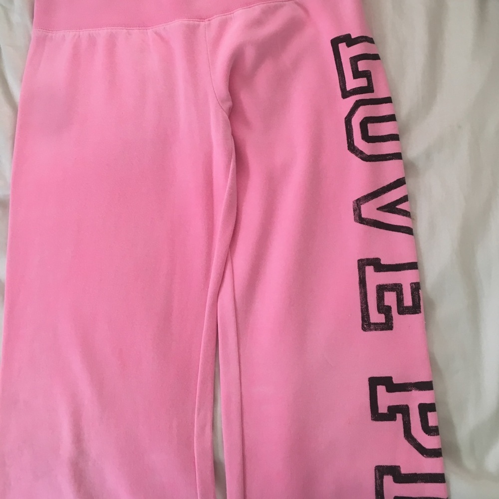 Pink boyfriend pants