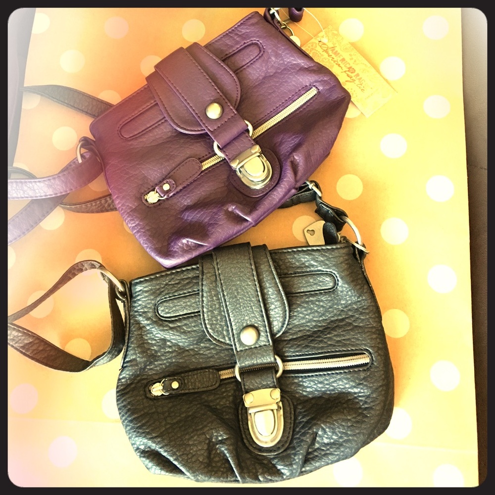 Super soft vegan leather cross body ($25 each)