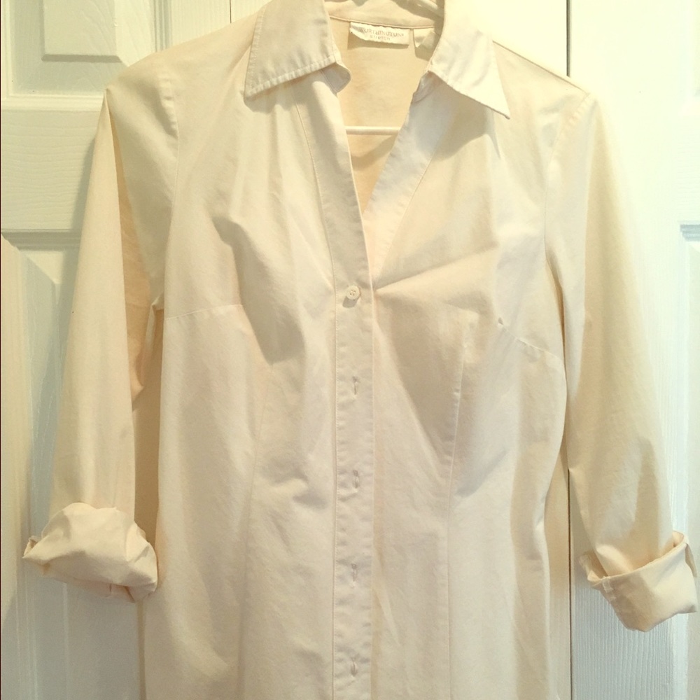 Staple button down