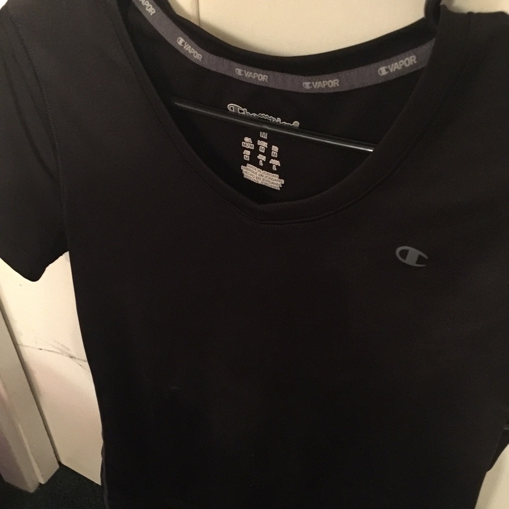 Black Champion Vapor Dry workout top