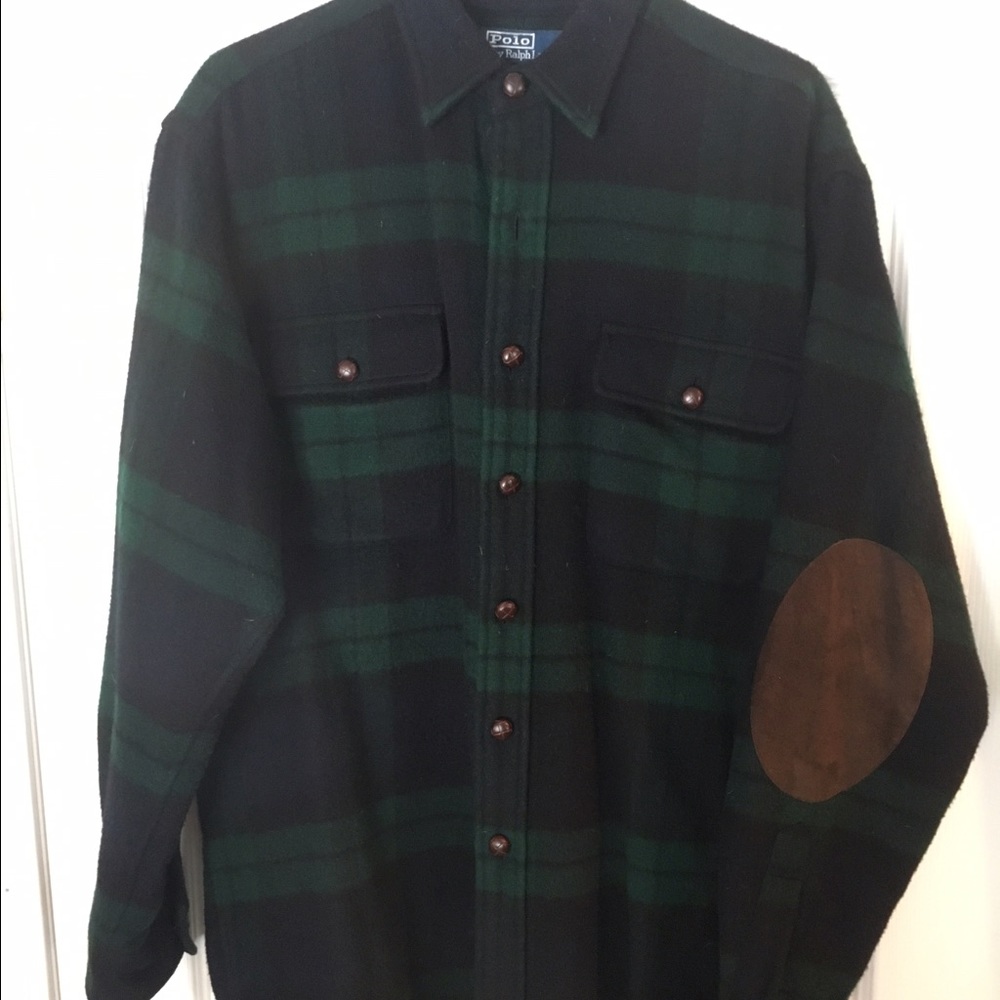 Ralph Lauren Cashmere Blackwatch button-down