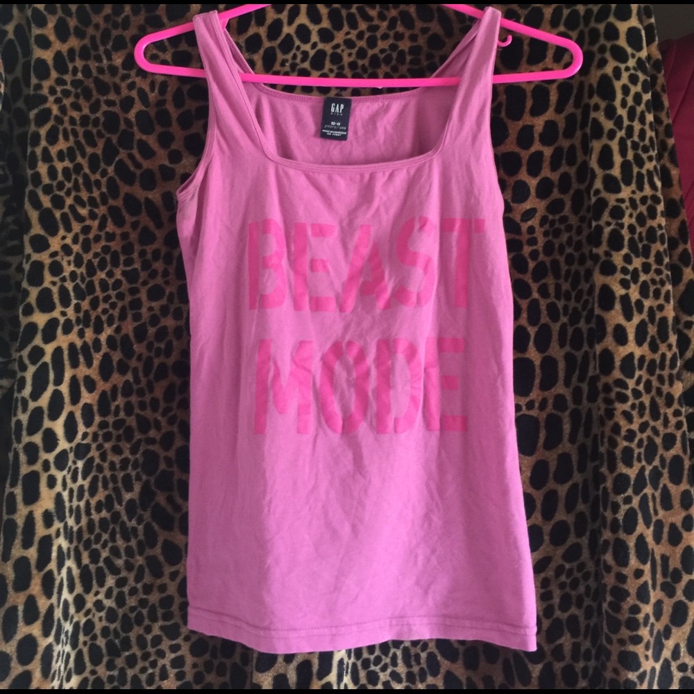 Beast mode fitness workout tank top