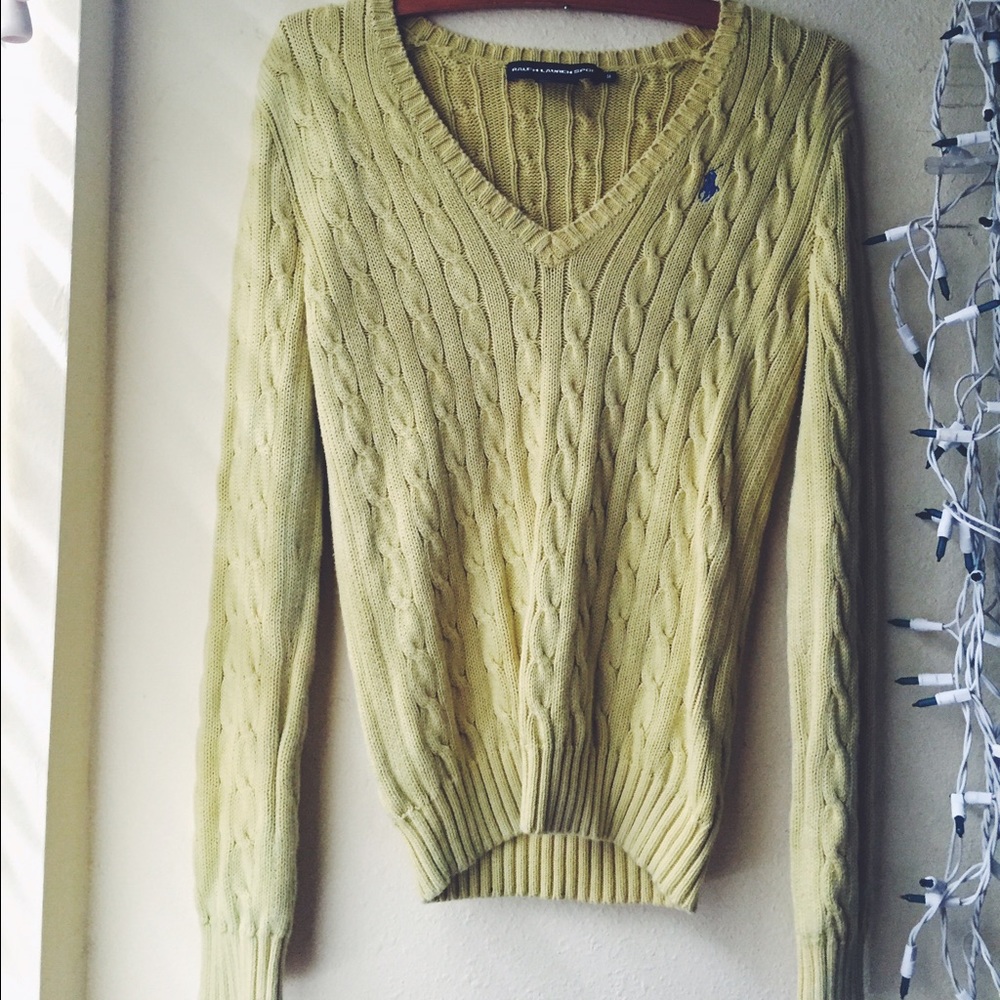 Ralph Lauren Sport V Neck Sweater