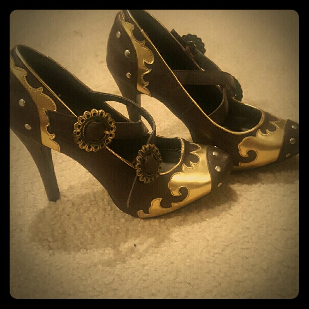 Steampunk high heels